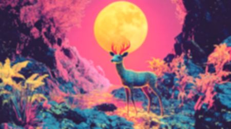 nft Lunar Majesty: Starlit Stag
